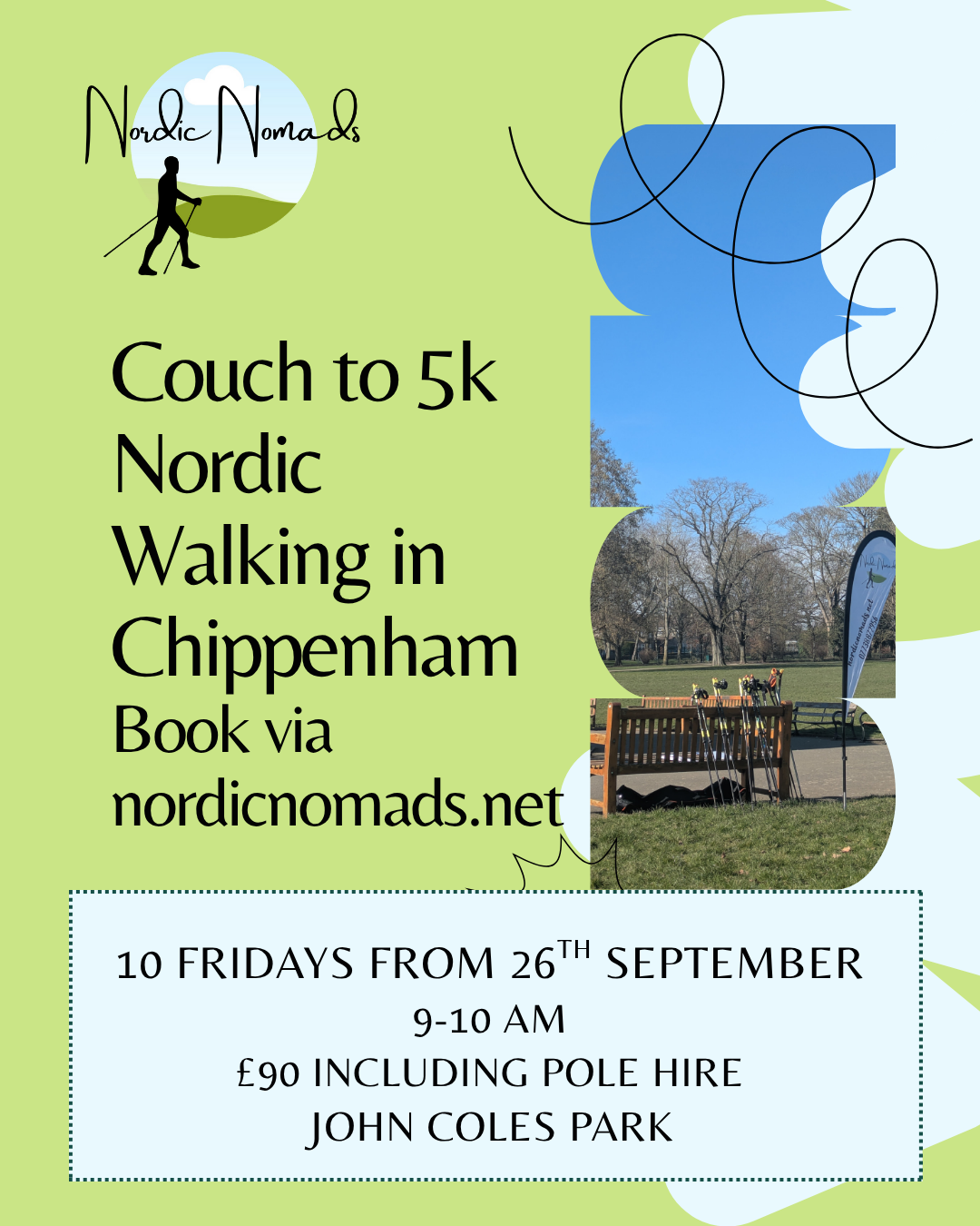 Beginners Couch to 5k Nordic Walk for Health 10 Week Nordic Walking Course