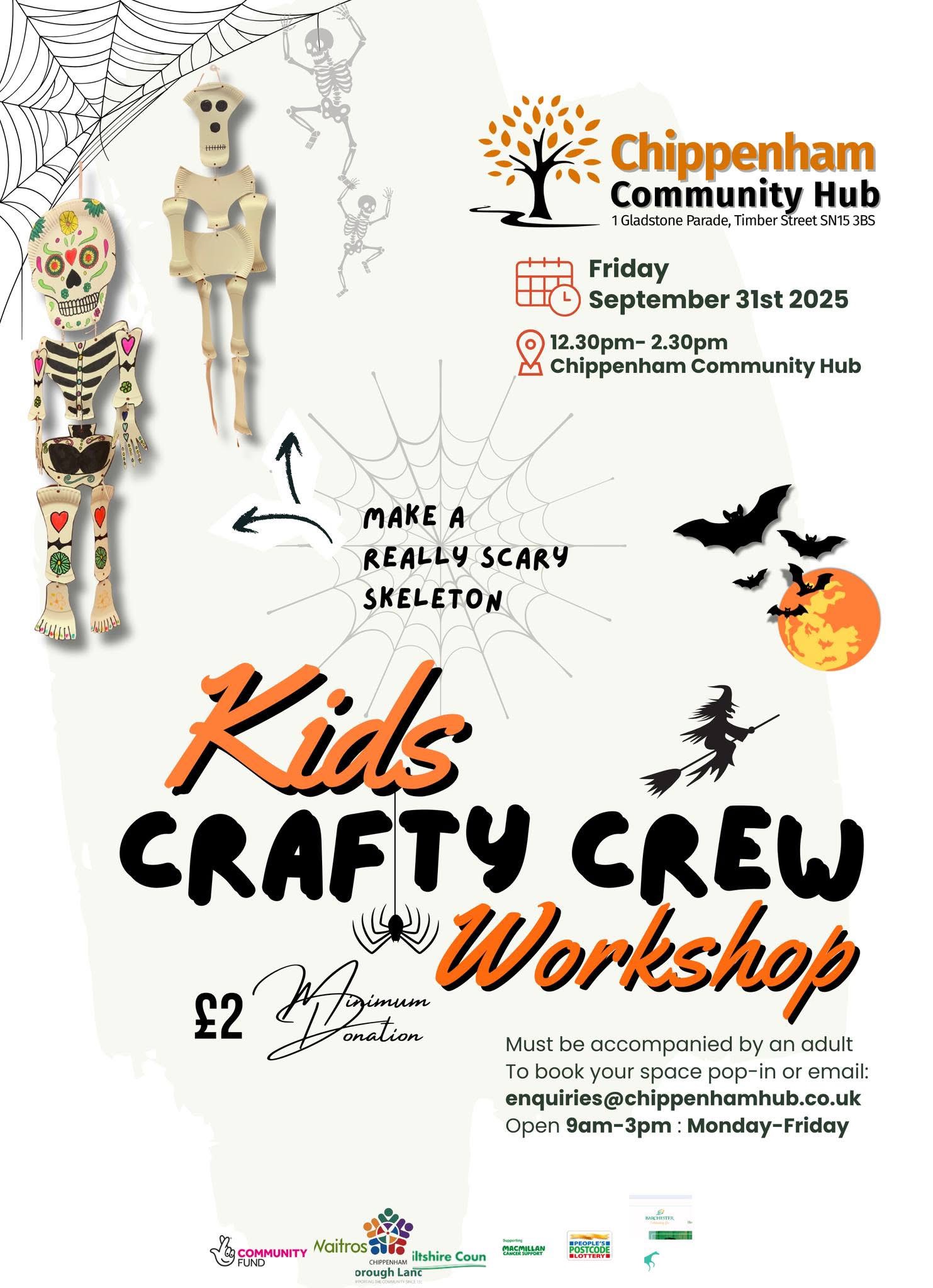 Kids Crafty Crew Workshop – Spooky Halloween