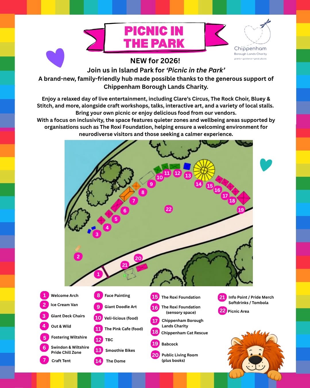Picnic in the Park map